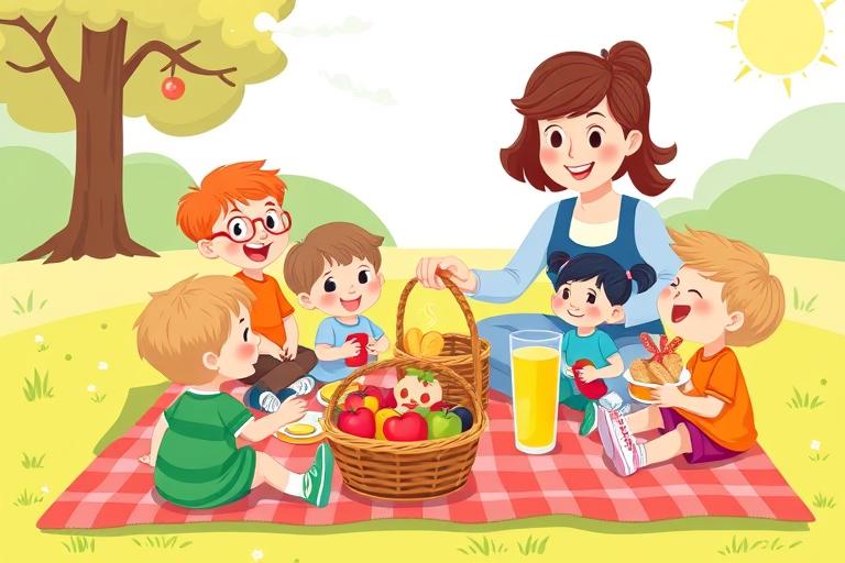 Picknick-Sprüche für draußen: Essen im Freien mit Kindern