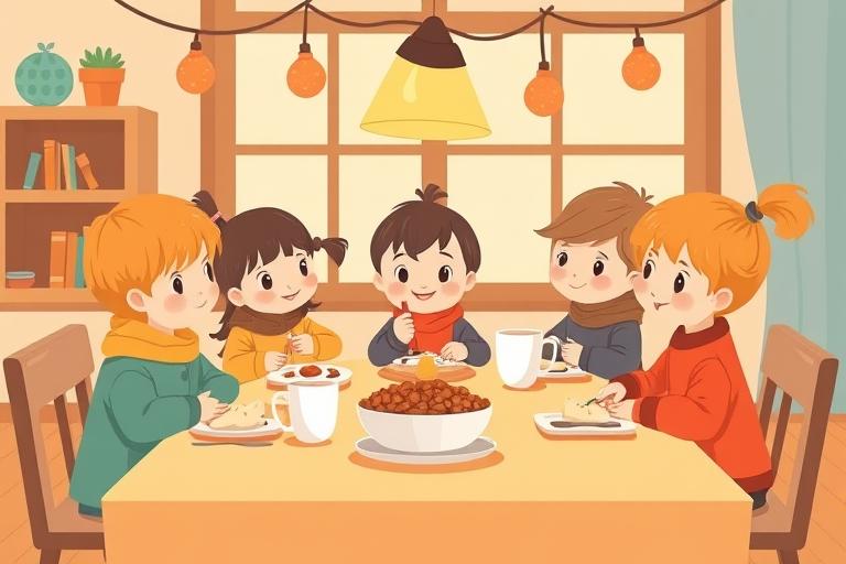 Tischsprüche für kalte Wintertage: Suppe, Kakao und Wärme