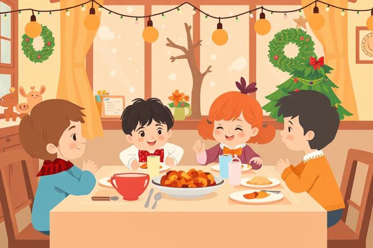Tischsprüche zu Weihnachten: Besinnliche Worte für Kinder