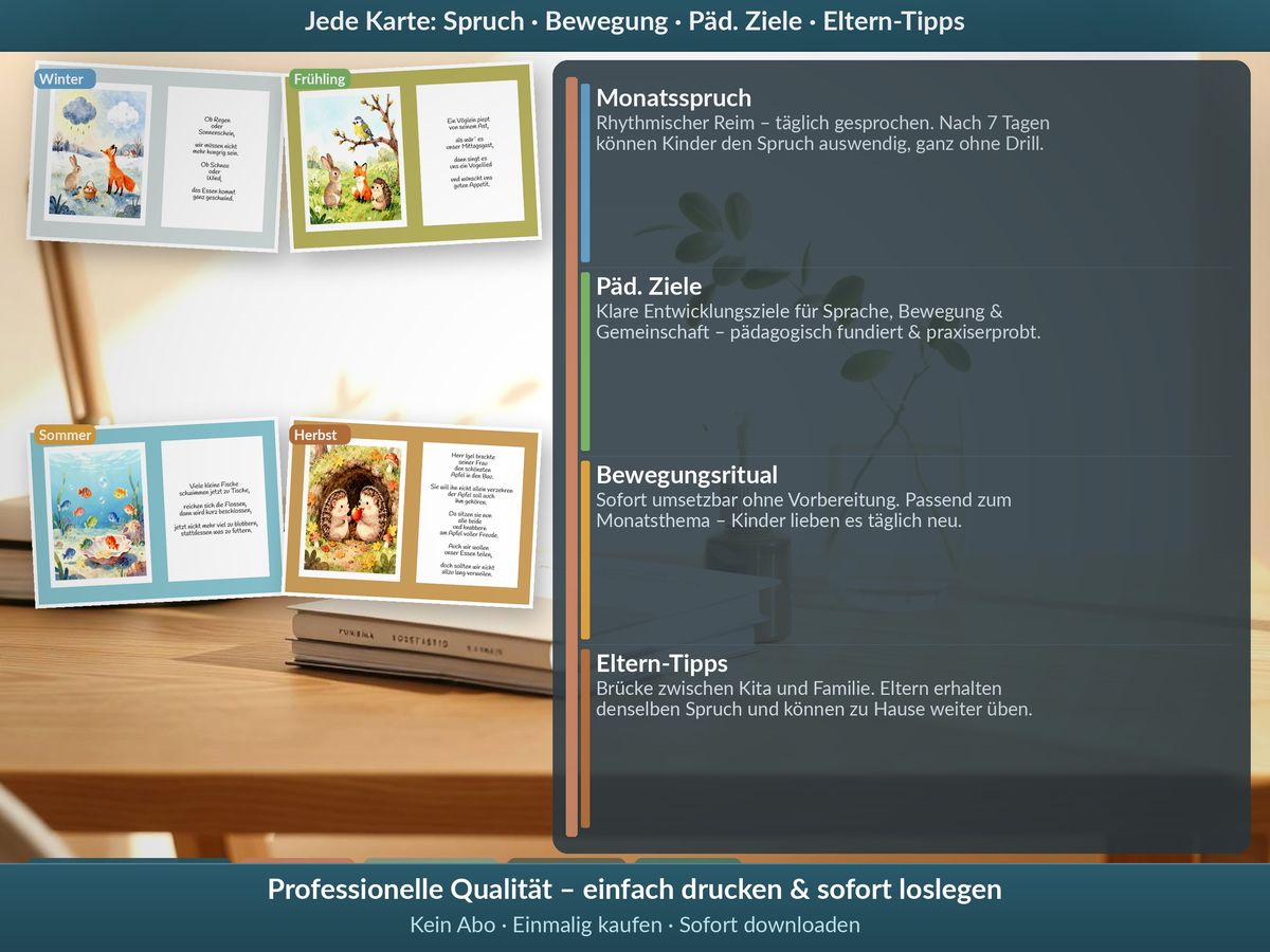 Nahaufnahme einer Monatskarte mit Illustration
